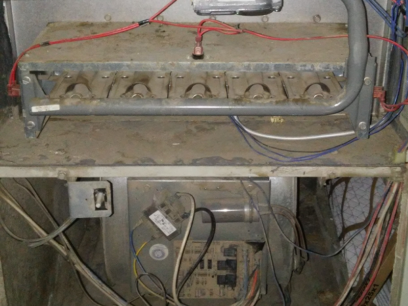 furnace before